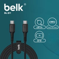بكج من Belk شاحن جداري 23واط وسيارة 53واط وتايب سي...