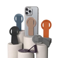 حامل مغناطيسي جلدي للهاتف – تصميم فاخر قابل للطي