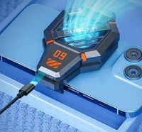 مروحة تبريد للجوال قابلة للشحن بقوتين بشكل احترافي