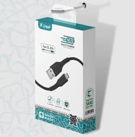 كيبل ليون اكس ميكرو USB قماشي بطول متر واحد