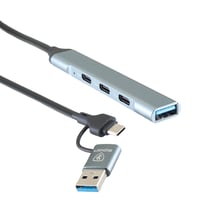 محول توسعة SPON 7 في 2 بمنفذ USB 3.0 وType-C