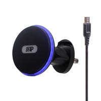 حامل جوال للسيارة يدعم الشحن اللاسلكي بتقنية الماج...