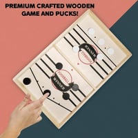 لعبة هوكي خشبية على سطح المكتب