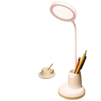 مصباح مكتب LED مع حامل اغراض المكتب