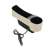 منظّم مقعد السيارة مع منافذ شحن USB – تخزين أنيق و...
