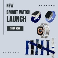 ساعة ذكية win max + سماعة ايربودز + 8 سوار ساعة -...