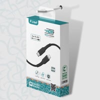 كيبل ايفون PD قماش بطول مترين من LION -X