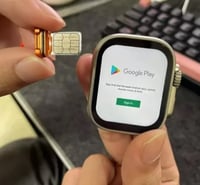 ساعة الترا S8 Ultra شحن لاسلكي بمدخل شريحة