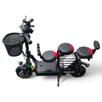 سكوتر كهربائي العائلة 48 فولت ثلاث كراسي