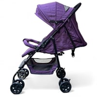 عربية اطفال مع مقبض يد لسهولة الطي رصاصي 6077