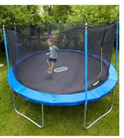 نطيطه اطفال كبيره مع حاجز حماية 12 قدم