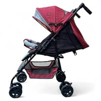 عربية اطفال مع مقبض يد لسهولة الطي رصاصي 6077