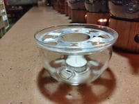 قاعدة شمع زجاجيه | Glass candle base