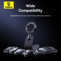 بيسوس - حامل جوال ماج سيف C02 GO للسيارة - اسود