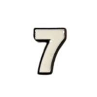 ملصق حديد رقم 7 (سبعة)