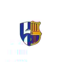 ملصق حديد الهلال و برشلونة