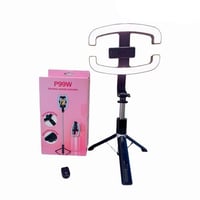 حامل جوال مزود بالإضاءة مع ريموت P99W