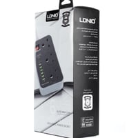 لدنيو - توصيلة كهربائية 3 أفياش + 6 مداخل USB بطول...