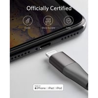 انكر - سلك باور لاين بلس يو إس بي الي لايتنينق بطو...