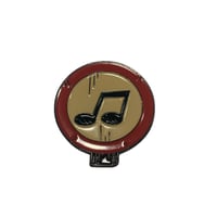 ملصق حديد النوتة الموسيقية