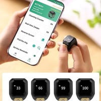 خاتم التسبيح مقاس 18 - 20 - اللون أسود