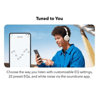 ساوندكور - H30i سماعة رأس بلوتوث 70 ساعة - بيج