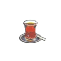 ملصق حديد فنجال شاي