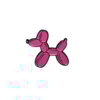 ملصق حديد كلب بالون