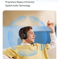 بيسوس - سماعة راس لاسلكية Bowie H1i- اللون أسود