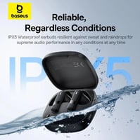 بيسوس - سماعة بلوتوث E02 - أبيض