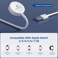 فون بلانت - سلك شاحن مغناطيسي لساعة ابل - بطول 1.2...