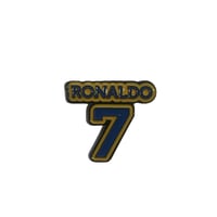 ملصق حديد رونالدو 7 - اللون أصفر و أزرق