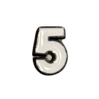 ملصق حديد رقم 5 (خمسة)