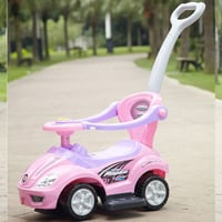 عربة اطفال فاخرة مع موسيقي من السفير - زهري