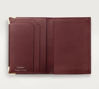 محفظة كارتير رجالي/اللون عنابي