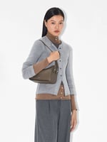 شنطة بيدرو/مقاس سمول-Dark Taupe