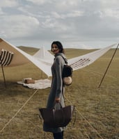 شنطة بولين/مقاس كبير-EBONY