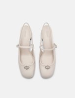 كعب بيدرو bedro/لون طباشيري