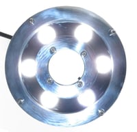 كشاف مجوف مزدوج ملون / اصفر 18w/ 12v / ٦ شمعات ريم...