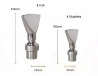 راس منقار البط استيل 1 بوصة