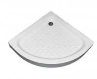 شاور أكريلك ابيض زاوية مقاسات متعددة وطني