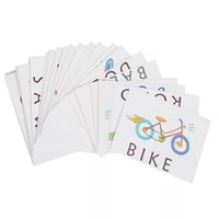 مكعبات الحروف الخشبية الإنجليزية