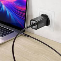 شاحن بورودو السريع ثلاثي المنافذ GaN بقوة 65 وات،...