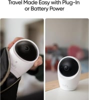 يوفي - كاميرة 2K HD مراقبة E20 معه شاشة 5 انش 720p