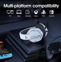 سماعه راس Onikuma X27 آبيض