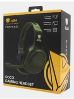 سماعة كو كو COCO GAMING HEADSET ASA لون الزيتى