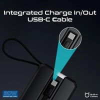 بروميت - بطارية متنقلة فائقة السرعة 10 الف مدمج كي...