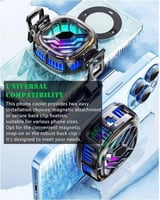 مبرد + شاحن لاسلكي مغناطيسي 15 واط