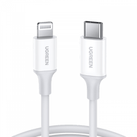 سلك شاحن يوجرين تايب سي إلى آيفون بطول 1 م - أبيض