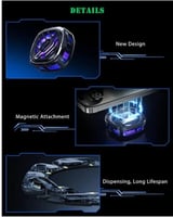 مبرد + شاحن لاسلكي مغناطيسي 15 واط